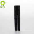envase cosmético vacío redondo tubo de lápiz labial de brillo de labios de plástico negro